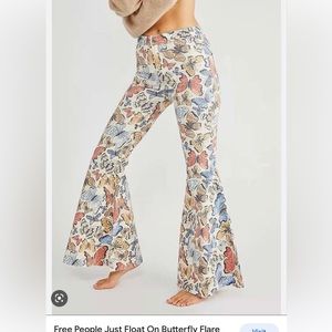 Free people butterfly flare pants 27